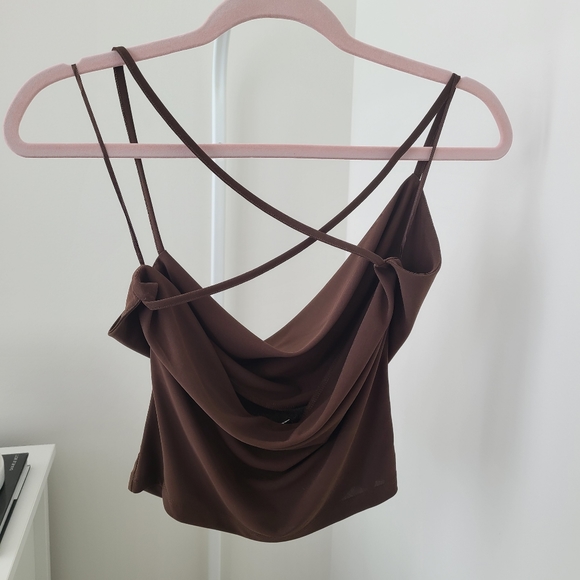 NEW ZARA Cowlneck Cami - Picture 5 of 6
